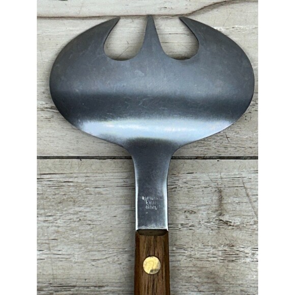 Vtg Otagiri Mercantile Company 12.5" Calad Servind Soon & Fork Set Made In Japan - Picture 6 of 15